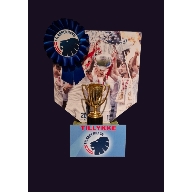 Sangskjuler til FCK fan...  med guldpokal...guldet er hjemme- Vi vinder