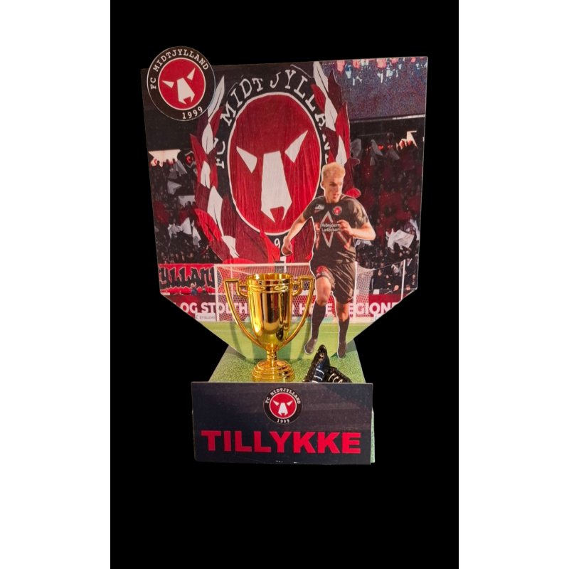 Fodboldfan Fc. Midtjylland-sangskjuler-vækker opsigt til festen-super