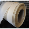 Creme Moirébånd m/guldkant. 145mm bredde